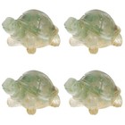  4 Pieces Turtle Decoration Tabletop Figurine Fish Tank Landscape Stone Statue