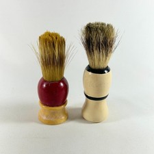 Two Vintage Shaving Brushes, Strong Set, And Ever Ready Models