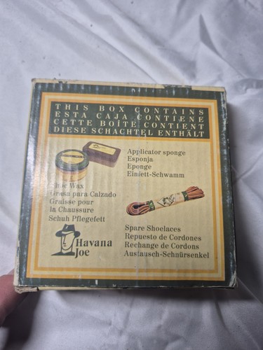 Vintage Havana Joe Shoe Wax Kit Special Treatment Spain 50ml Unused Disc. NOS 