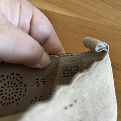 Crown Vintage Laser Cut Suede Shoes Womens Size 8.5 Slip On Espadrille Loafer - Picture 10 of 11