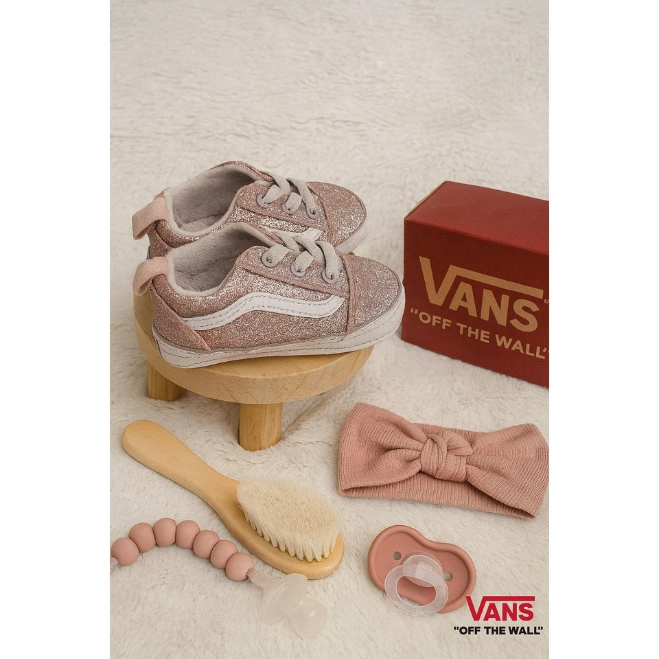 Tênis Vans bebê menina glitter tamanho. 3 m - Imagem 2 de 4