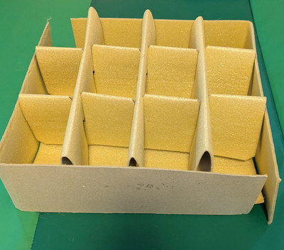Cup Storage Box Dividers For China Storage Box, Dividers Only Foam Coated Yellow
