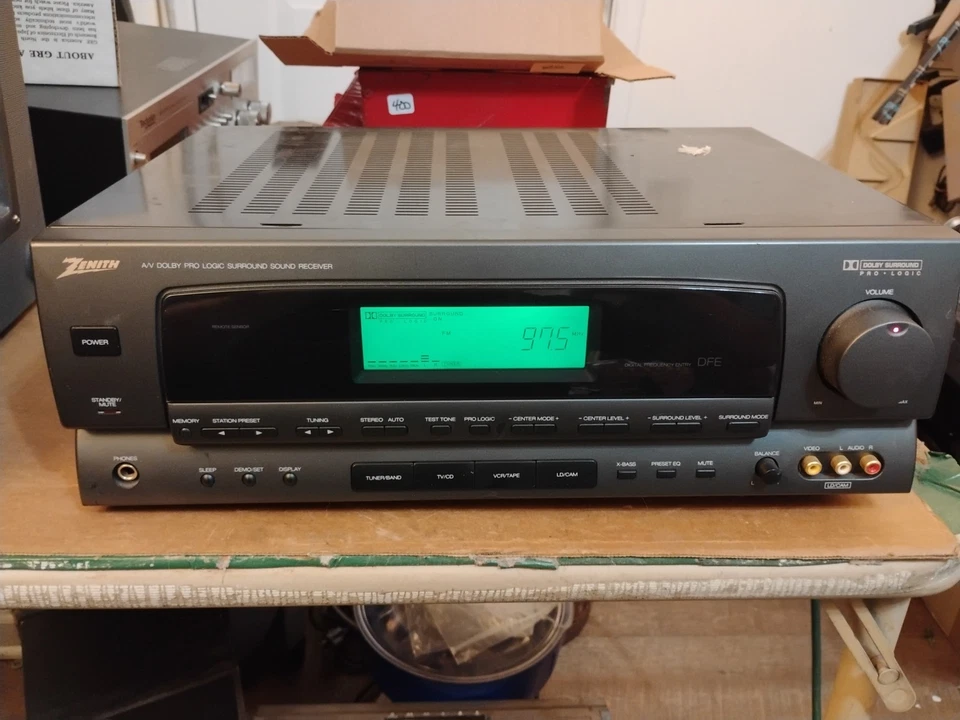 Zenith Z712B A/V Dolby Pro Logic Surround Sound Receiver