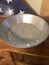 Vintage Antique Tin Cream Pan