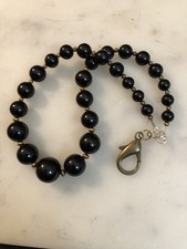 Cell Phone wristlet lanyard strap bracelet black