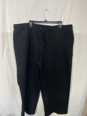 Woman's Sonoma Goods for Life Wide Leg Sweatpants Size 2X Black