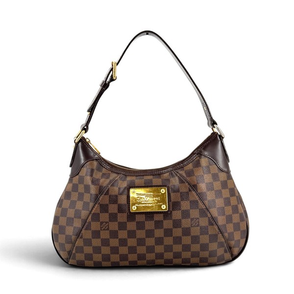 LOUIS VUITTON Thames GM Damier Ebene Canvas Brown Shoulder Bag N48181