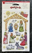 Vintage American Greetings Christmas Nativity Scene Stickers Stickety Do Da NEW