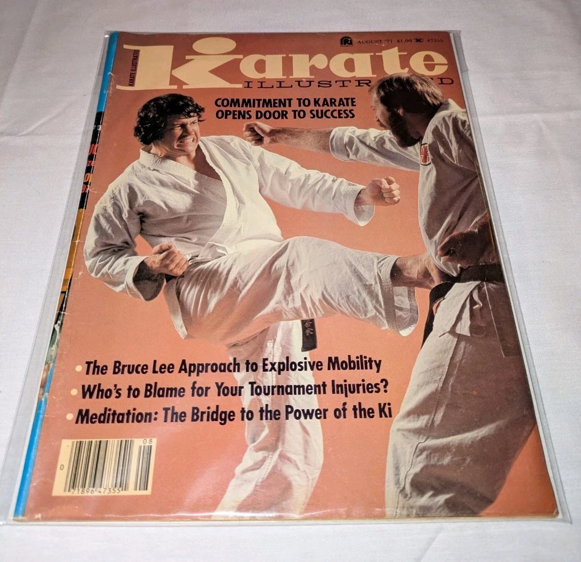 Magazine vintage original de karaté et d'arts orientaux