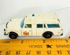 Vintage 1970 Matchbox Lesney #3 Mercedes Benz Binz Ambulance England Large Wheel