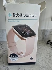Open Box Fitbit Versa 2 Fitness Smartwatch - Activity Tracker - PINK. S/Lg Bands