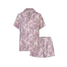 New w/tags Skims Sleep Short Sleeve Button Up Set Bloom Mini Multi Animal Size M
