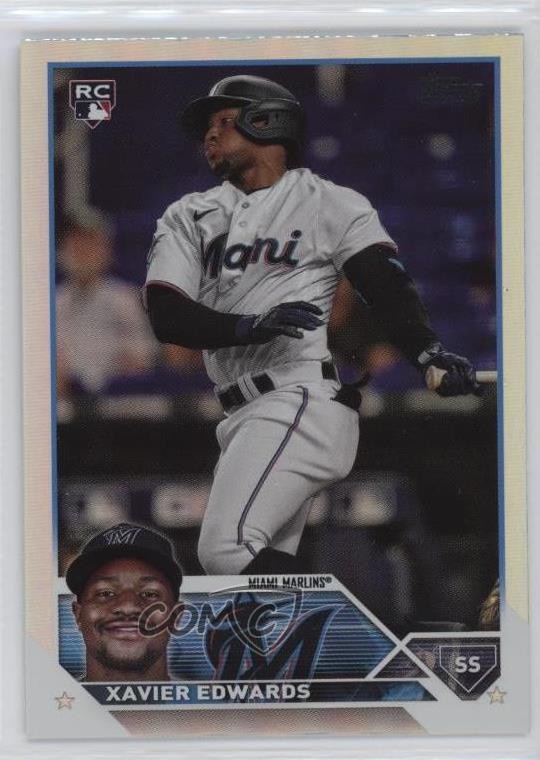 2023 Topps Update Rainbow Foil Xavier Edwards #US296 5q7