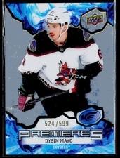 2021-22 Upper Deck Ice Dysin Mayo #194 Blue #524/599 Rookie