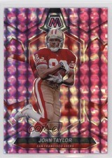 2024 Panini Mosaic Pink Camo Mosaic Prizm John Taylor #235 1ew5