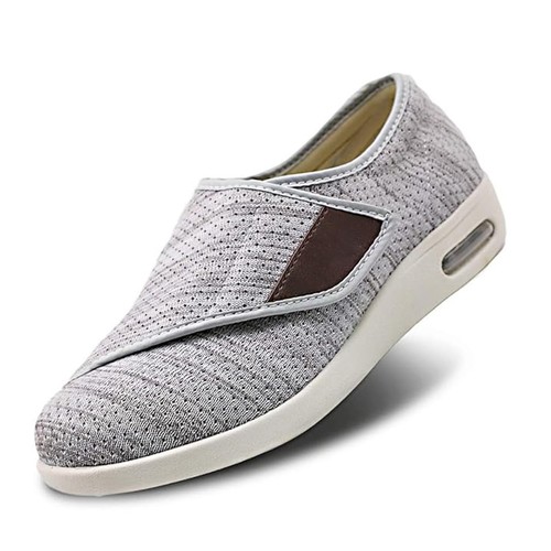 Women Extra Wide Width Diabetic Shoes Air Cushion Slip on Walking Shoes with ...