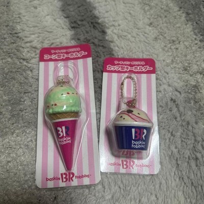 Baskin Robbins Eis Schlüsselanhänger Set