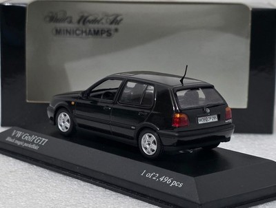 VW Volkswagen Golf 3 III GTI 1993 Black 1:43 Minichamps 400055560