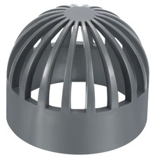 2-1/2" Atrium Grate Cover Round Outdoor Sewer Drain Pipe Fitting Gray