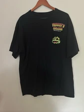 Vintage Froggy's Saloon Pocket T-Shirt Black Frog Graphic Bar Tee USA XL  