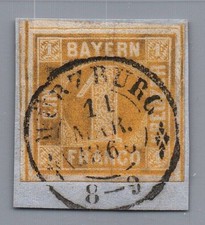 Bavière Michel n° 8 I oblitéré
