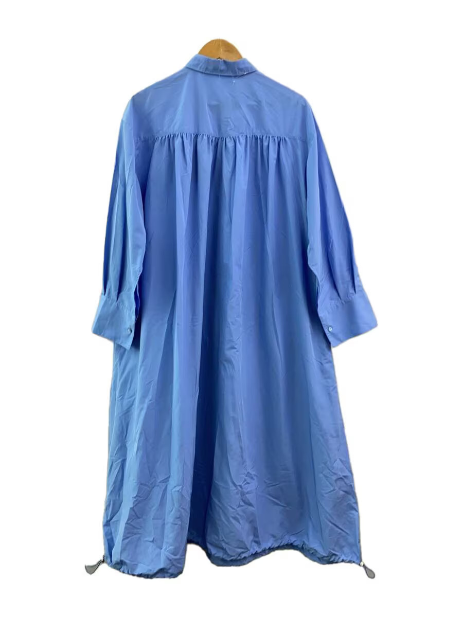 AMERI Shirt Dress S Polyester BLU Solid 014105801… - image 2