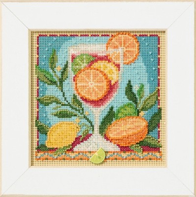 cristel14.16.18.20.22.24セット Counted Cross Stitch Kit ~ Mill Hill 2026 Spring Series Sangria