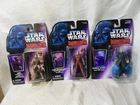 3 NEW KENNER STAR WARS SHADOWS OF THE EMPIRE LUKE/LEIA/PRINCE XIZOR FIGURES