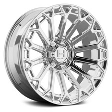 Hostile H142 Warrior Wheel 20x12 -44 8x165.1 125.2 Chrome Single Rim