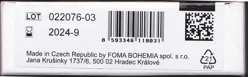 Fomapan B&W Reversal 100 ft DOUBLE 8mm [Regular 8] Film ISO 100 Ex. 2024-09 - Image 2 of 2