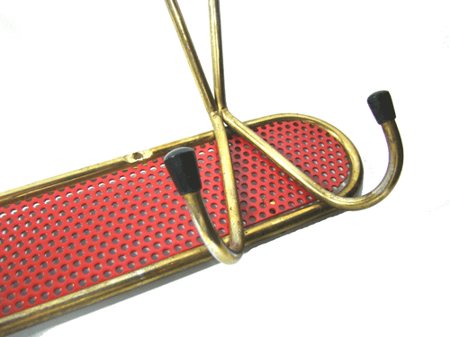 Garderobe Haken,50er Design,Perforated Coat Rack Mid Century Style Mategot 1950s - Bild 5 von 9