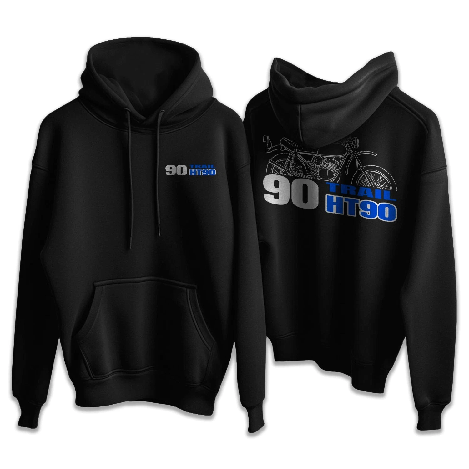 For Yamaaha HT90 Trail 1971 fans - Motorcycle Hoodie