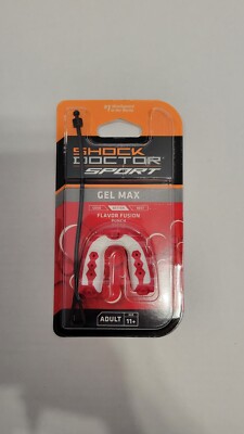 Shock Doctor Sport Gel Max Flavor Fusion Punch Size Adult 11+  New/Sealed
