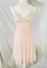 Pink Chiffon Strappy Dress Sz 2 Party Prom Ballet Fairy Coquette Wedding Guest