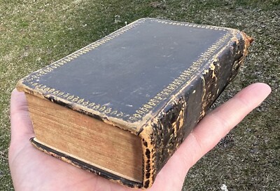 1819 The Faery Queene By Edmund Spencer 3rd Book Vol 2 Antique Leather Bound