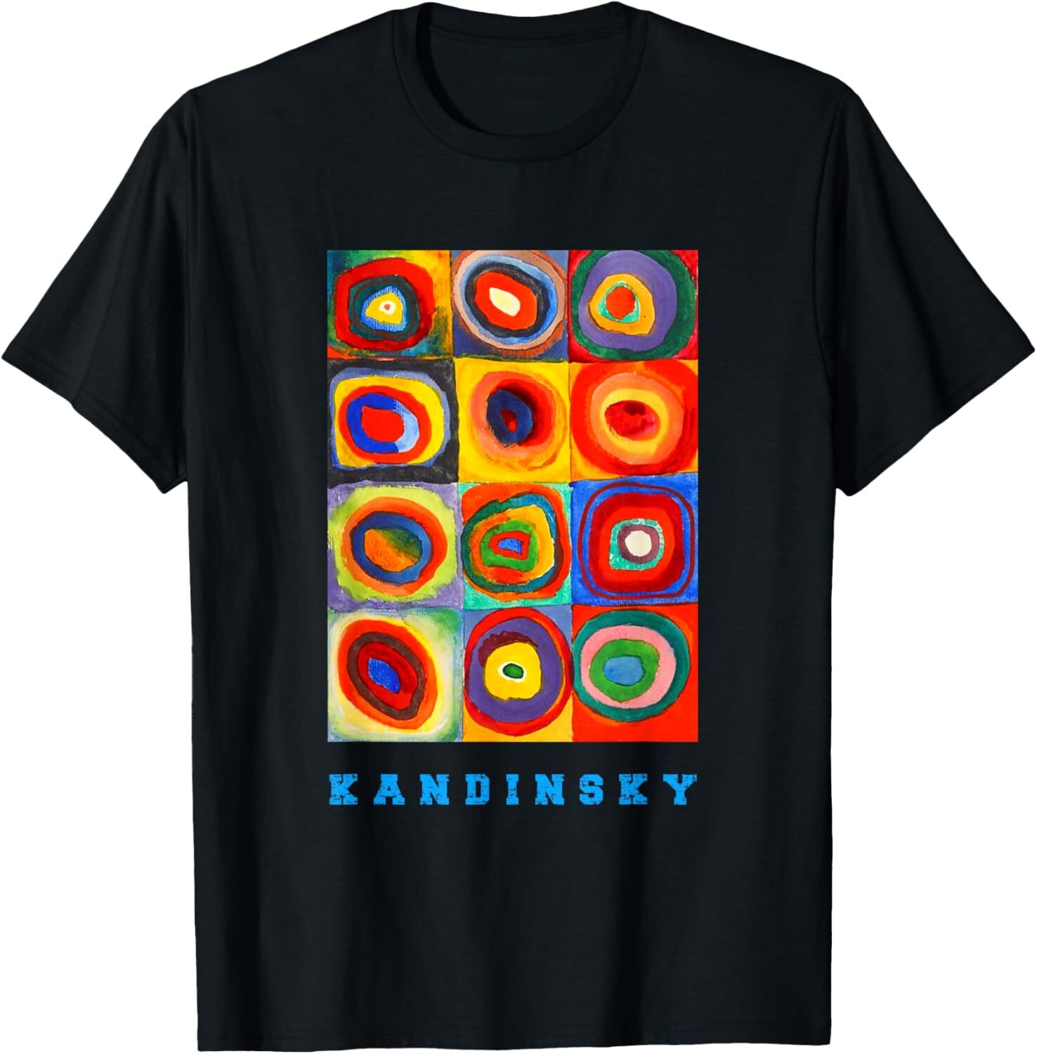 Wassily Kandinsky Color Study Squares Concentric Circles T-Shirt Hoodie