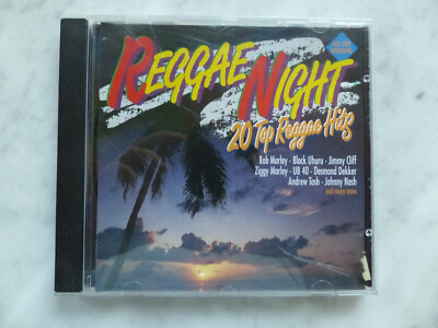 Reggae Night - 20 Top Reggae Hits - CD 1992 Bob Marley Ziggy Jimmy Cliff UB 40