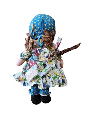 Vintage 1970's Holly Hobby Original Knickerbocker 9” Patchwork