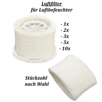 1x/2x/3x/5x/10x Filter für Philips Luftbefeuchter der 2000 Serie / HU4102 HU4801