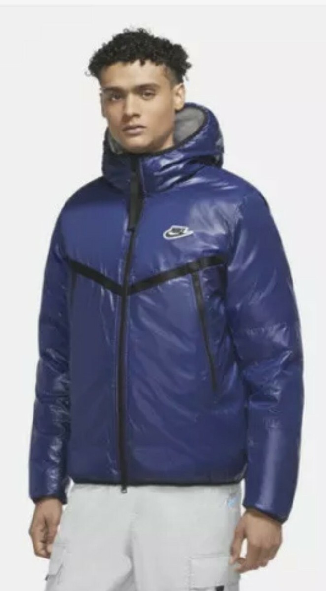 Nike Men's Sportswear Windrunner Repel Jacket Blue CZ1508-492 Size