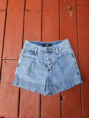 Hollister Ultra High Rise Mom Shorts Size 28 Women 3