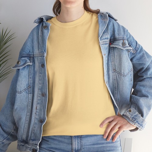Heavy Cotton Tee Plain Color 100% Cotton - Picture 5 of 56