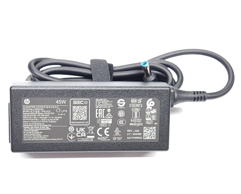 New Genuine 45W AC Charger For HP Laptop 15-fc0275cl B9DX6UA#ABA B1TY9AV - Image 4 of 4