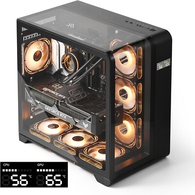 T2M Custom Gaming PC Ryzen 9 9900X 32GB DDR5 2TB NVMe RX 9070 XT 16GB WiFi W11H