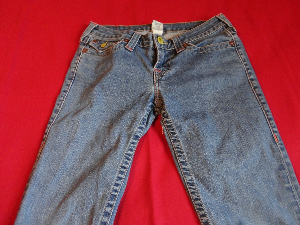 TRUE RELIGION デニム　ROW29 SEAT33 True Religion Section Billy Row 29 Seat 33 Straight Leg Blue