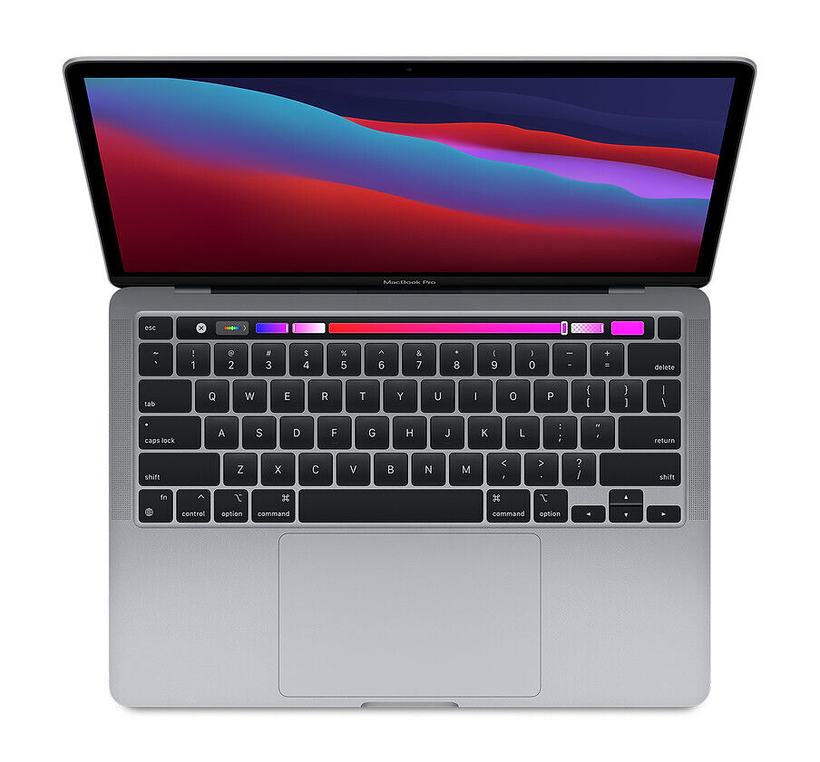 MacBook Pro  Touch Bar Space Gray  3.2 GHz M1 8 Core GPU 8GB GB  Good