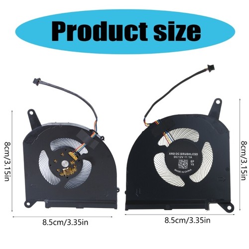 High Speed CPU GPU Coolers Fan For Aorus 15G 15P 17G 17P RX5G RX7G RP77 - Afbeelding 8 van 11