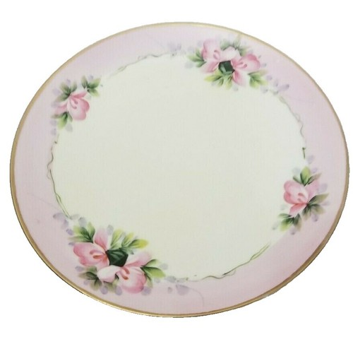 Japanese Porcelain Plate Vtg Yellow Bon Catherine By Keito