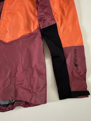 ADIDAS TERREX TECHROCK LIGHT GORE-TEX ACTIVE RAIN JACKET WOMEN ORANGE HY1985 - S - Picture 5 of 9