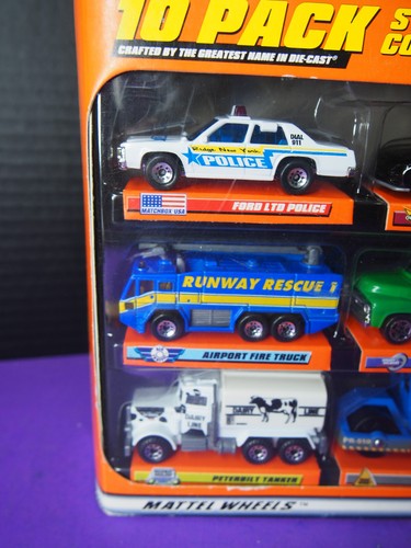 Matchbox 10 Pack Starter Collection 36478 Ford LTD Police Corvette Coupe MazdaRX - Picture 2 of 5